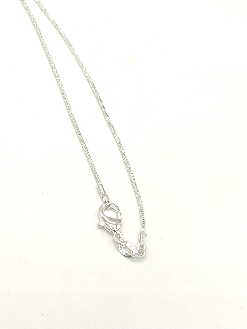 Hand Crafted Silver Necklace with Purple Oval Gemstone Pendant - Picture 6 of 9